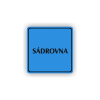 Cedule sádrovna | Piktogram (čtverec)