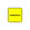 Cedule sádrovna | Piktogram (čtverec)