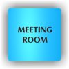 Piktogram - MEETING ROOM - ZASEDACÍ MÍSTNOST