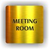 Piktogram - MEETING ROOM - ZASEDACÍ MÍSTNOST