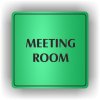 Piktogram - MEETING ROOM - ZASEDACÍ MÍSTNOST
