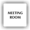 Piktogram - MEETING ROOM - ZASEDACÍ MÍSTNOST
