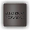Cedule elektrická rozvodna – plast (piktogram)