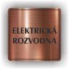 Cedule elektrická rozvodna – plast (piktogram)