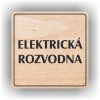 Cedule elektrická rozvodna – plast (piktogram)