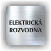 Cedule elektrická rozvodna – plast (piktogram)