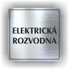 Cedule elektrická rozvodna – plast (piktogram)