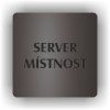 Cedule server místonst – plast (piktogram)