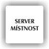 Cedule server místonst – plast (piktogram)