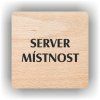 Cedule server místonst – plast (piktogram)