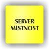 Cedule server místonst – plast (piktogram)