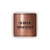 Cedule server místonst | Piktogram (čtverec)