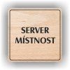 Cedule server místonst – plast (piktogram)