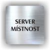 Cedule server místonst – plast (piktogram)