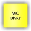 Piktogram - WC DÍVKY