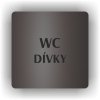 Piktogram - WC DÍVKY