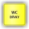 Piktogram - WC DÍVKY