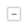 Cedule velín | Piktogram (čtverec)