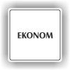 Cedule ekonom – plast (piktogram)