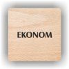 Cedule ekonom – plast (piktogram)