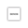 Cedule ekonom | Piktogram (čtverec)