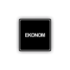 Cedule ekonom | Piktogram (čtverec)