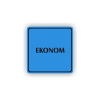 Cedule ekonom | Piktogram (čtverec)