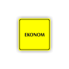 Cedule ekonom | Piktogram (čtverec)