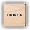 Cedule ekonom – plast (piktogram)
