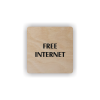 Cedule free internet | Piktogram (čtverec)
