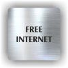 Cedule free internet – plast (piktogram)