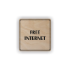 Cedule free internet | Piktogram (čtverec)