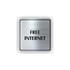 Cedule free internet | Piktogram (čtverec)