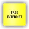 Cedule free internet – plast (piktogram)