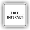 Cedule free internet – plast (piktogram)