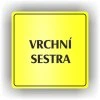Cedule vrchní sestra – plast (piktogram)