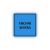 Cedule vrchní sestra | Piktogram (čtverec)