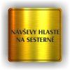 Cedule návštěvy hlaste na sesterně – plast (piktogram)