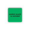 Cedule návštěvy hlaste na sesterně | Piktogram (čtverec)