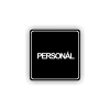 Cedule personál | Piktogram (čtverec)