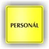 Cedule personál – plast (piktogram)