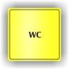Cedule wc – plast (piktogram)