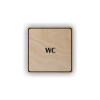 Cedule wc | Piktogram (čtverec)