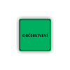 Cedule občerstvení | Piktogram (čtverec)