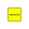 Cedule občerstvení | Piktogram (čtverec)