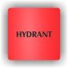 Cedule hydrant – plast (piktogram)