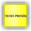 Cedule ticho prosím – plast (piktogram)