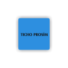 Cedule ticho prosím | Piktogram (čtverec)
