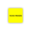 Cedule ticho prosím | Piktogram (čtverec)