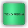 Cedule ticho prosím – plast (piktogram)
